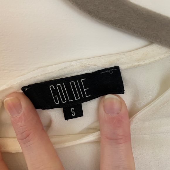 White Sheer Blouse - Picture 3 of 4